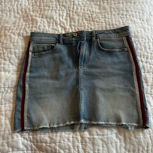 Zara Denim mini skirt